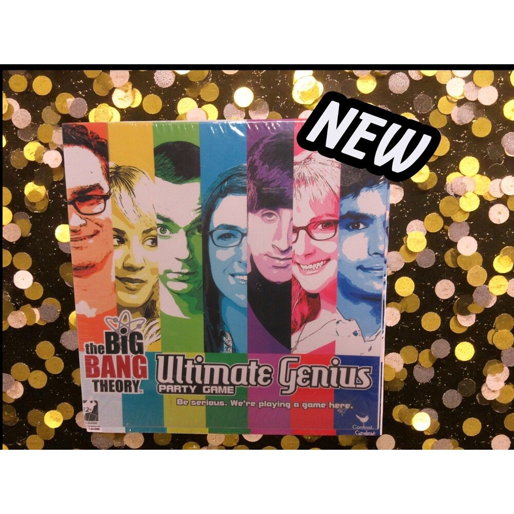 The Big Bang Theory Ultimate Genius Party Game Board Game by Cardinal NEW